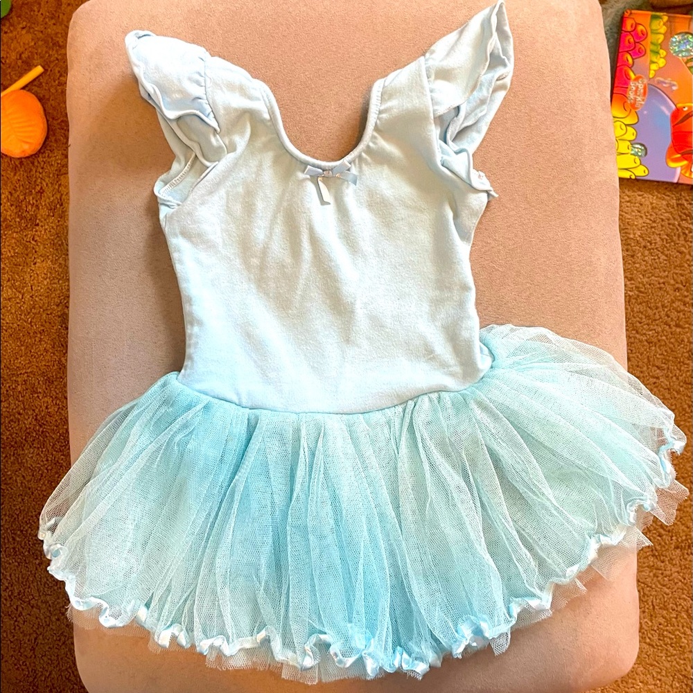 Light blue ballet leotard
